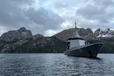 El patrullero oceánico ARA “Contraalmirante Cordero” realizó relevo de puestos en Tierra del Fuego