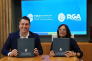 Perez y Battaini firmaron acuerdo para facilitar acceso de la comunidad al servicio de Justicia