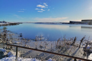 La Laguna de los Patos se encuentra inhabilitada para actividades sobre hielo en Río Grande