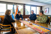 Melella recibió a Quirno y Presti: “Argentina tiene que tomar un posicionamiento firme en el Atlántico Sur”