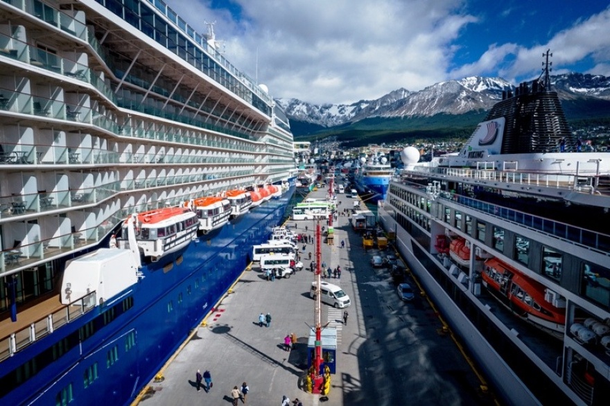 El puerto de Ushuaia fue ternado como uno de los tres mejores de Sudamérica