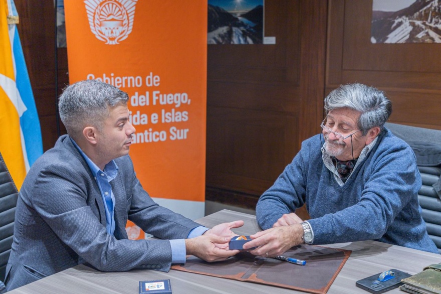Gobierno otorgó reconocimiento a un veterano de guerra de Malvinas nacido en Ushuaia