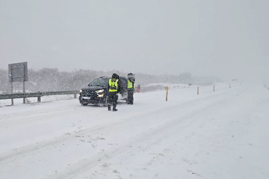 Este fin de semana recomiendan conducir con “máxima precaución” ante posibles nevadas