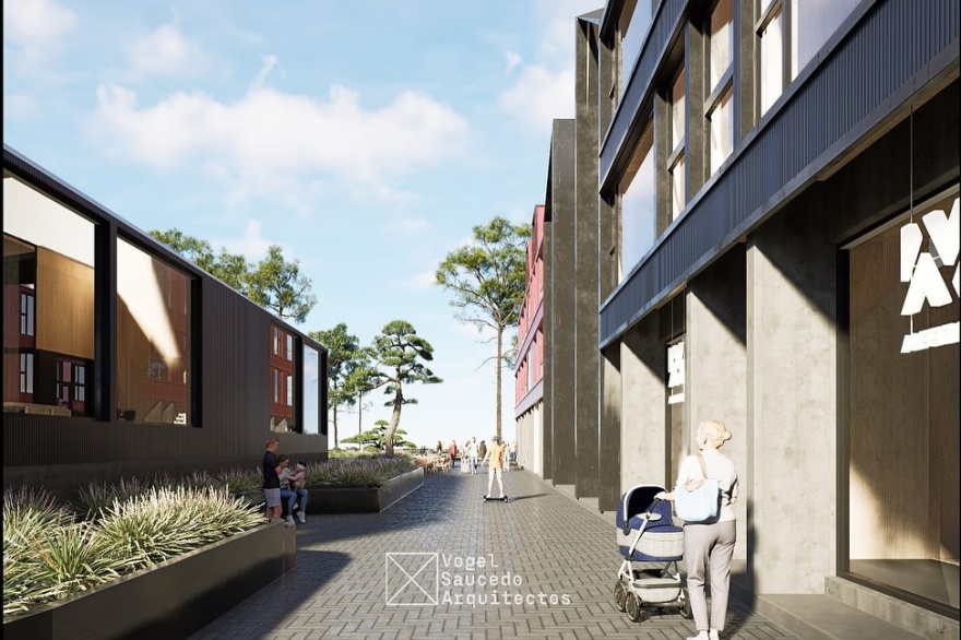 Proponen construir un complejo de locales, oficinas y 37 residencias en pleno centro de Tolhuin