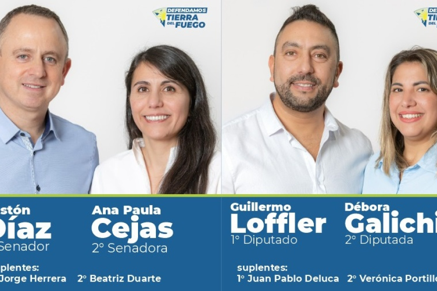 El frente ‘Defendamos Tierra del Fuego’ presentó a sus candidatos a senadores y diputados