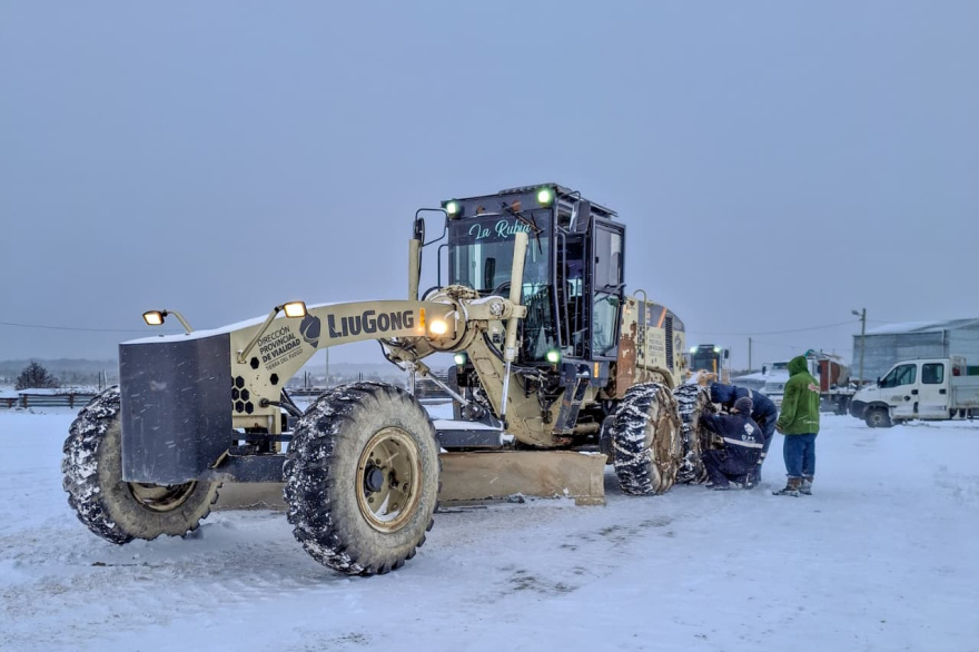Operativo Invierno: Vialidad Provincial refuerza trabajos en rutas fueguinas