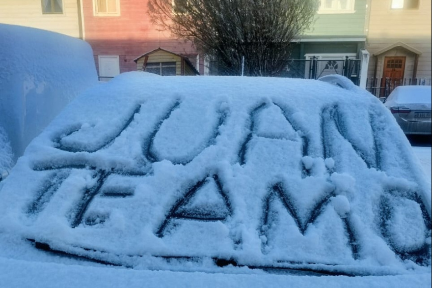 Anuncian el regreso de nevadas importantes para esta semana en Tierra del Fuego